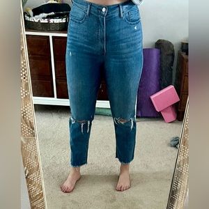 Express Super High Rise Slim Jeans, Sz 12